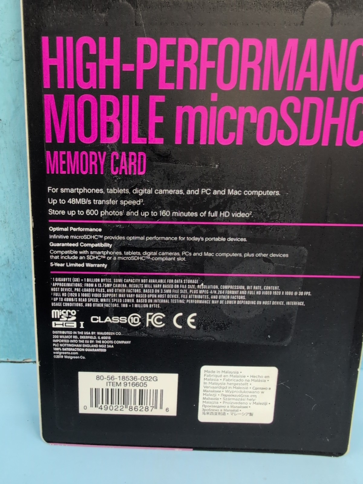 Infinitive Micro SDHC Memory Card 32GB 1.0 EA