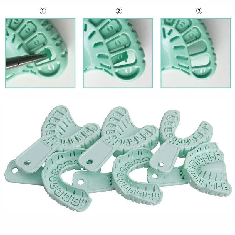 12 Pcs/Set Dental Implant Printing Inlays Disposable Impression Removable Tooth