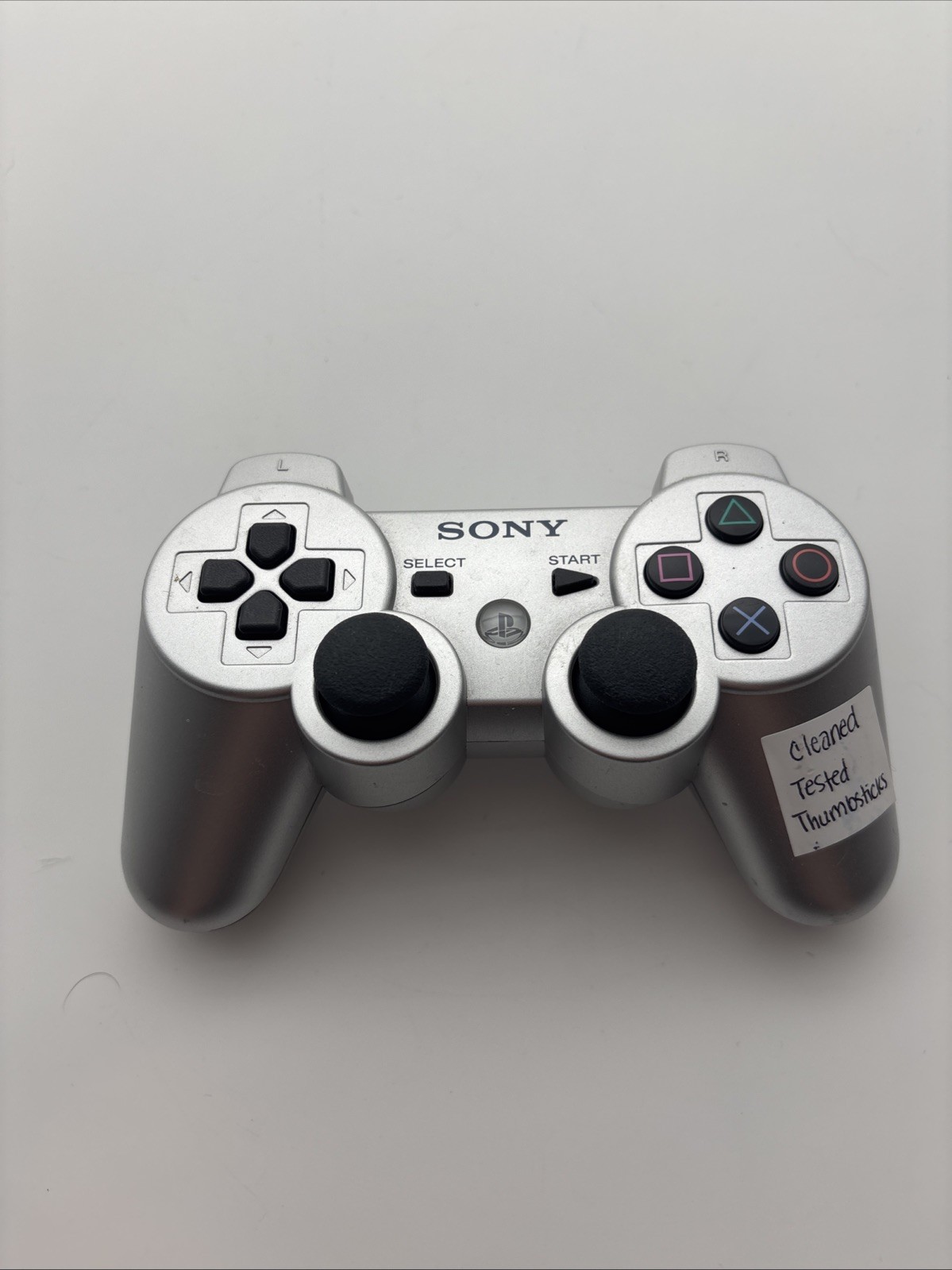 PlayStation 3 PS3 DualShock Wireless Controller Silver RECONDITIONED TESTED