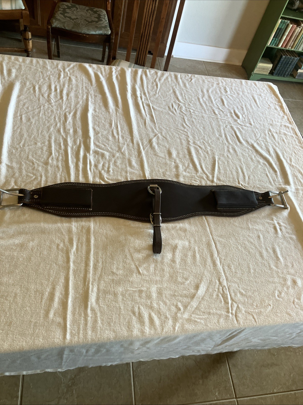 Leather Flank Cinch 36”