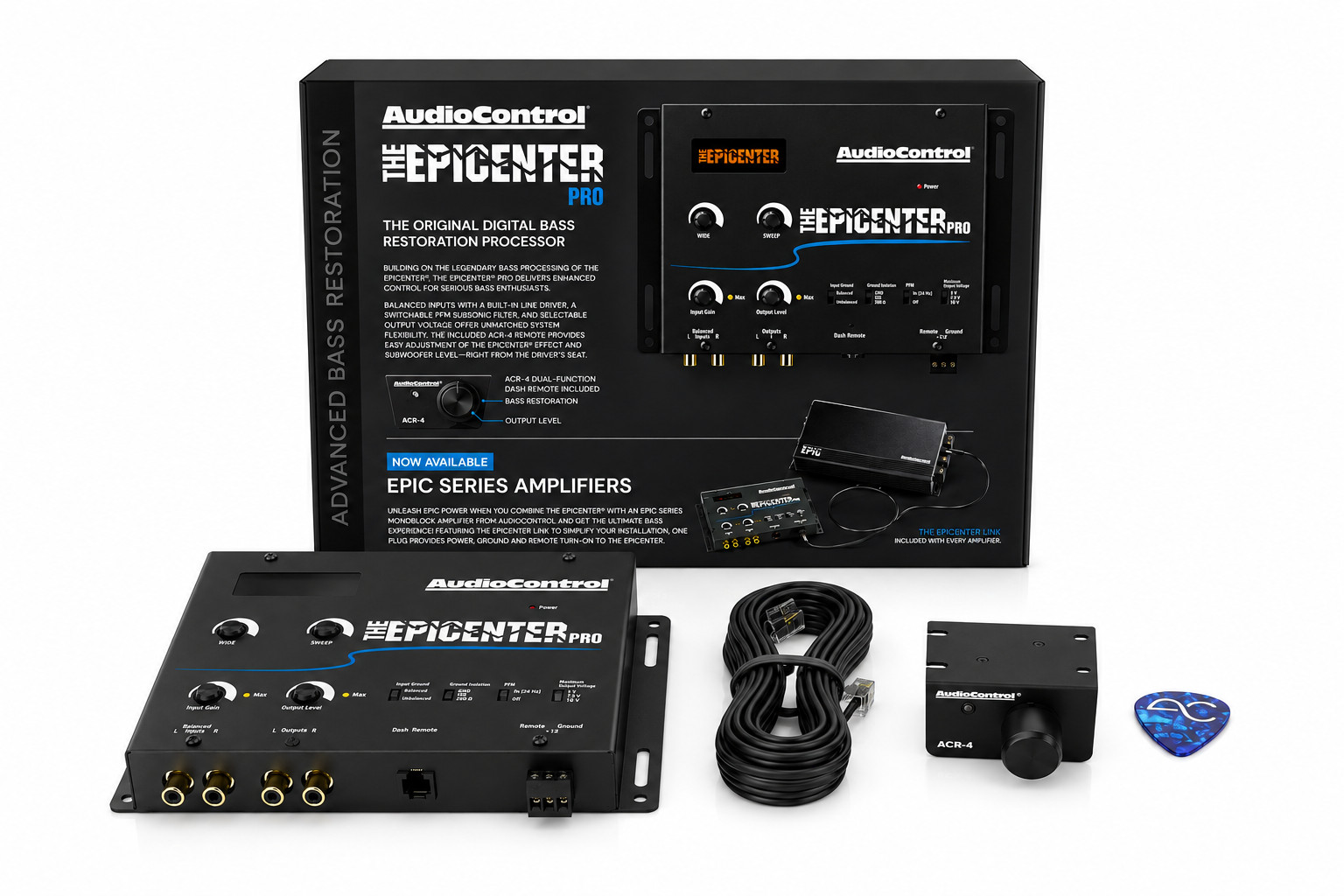 Audiocontrol the Epicenter Car Audio Digital Bass Equalizer Black