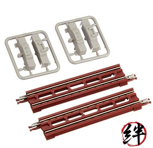 TOMIX N Gauge Trough Girder Bridge F Red Set of 2 3247 Model Train Supplies