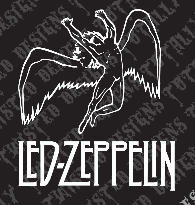 Led Zeppelin Swan car truck vinyl decal sticker Rock heavy metal