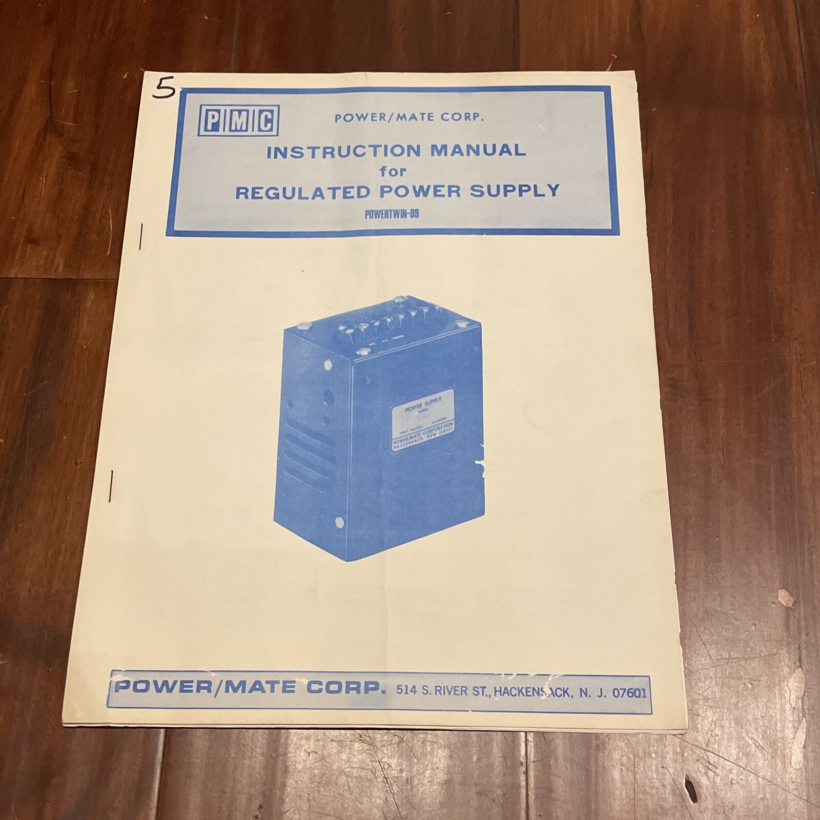 Power/Mate (PMC) Model Powertwin-99 Regulated Power Supply Instruction Manual