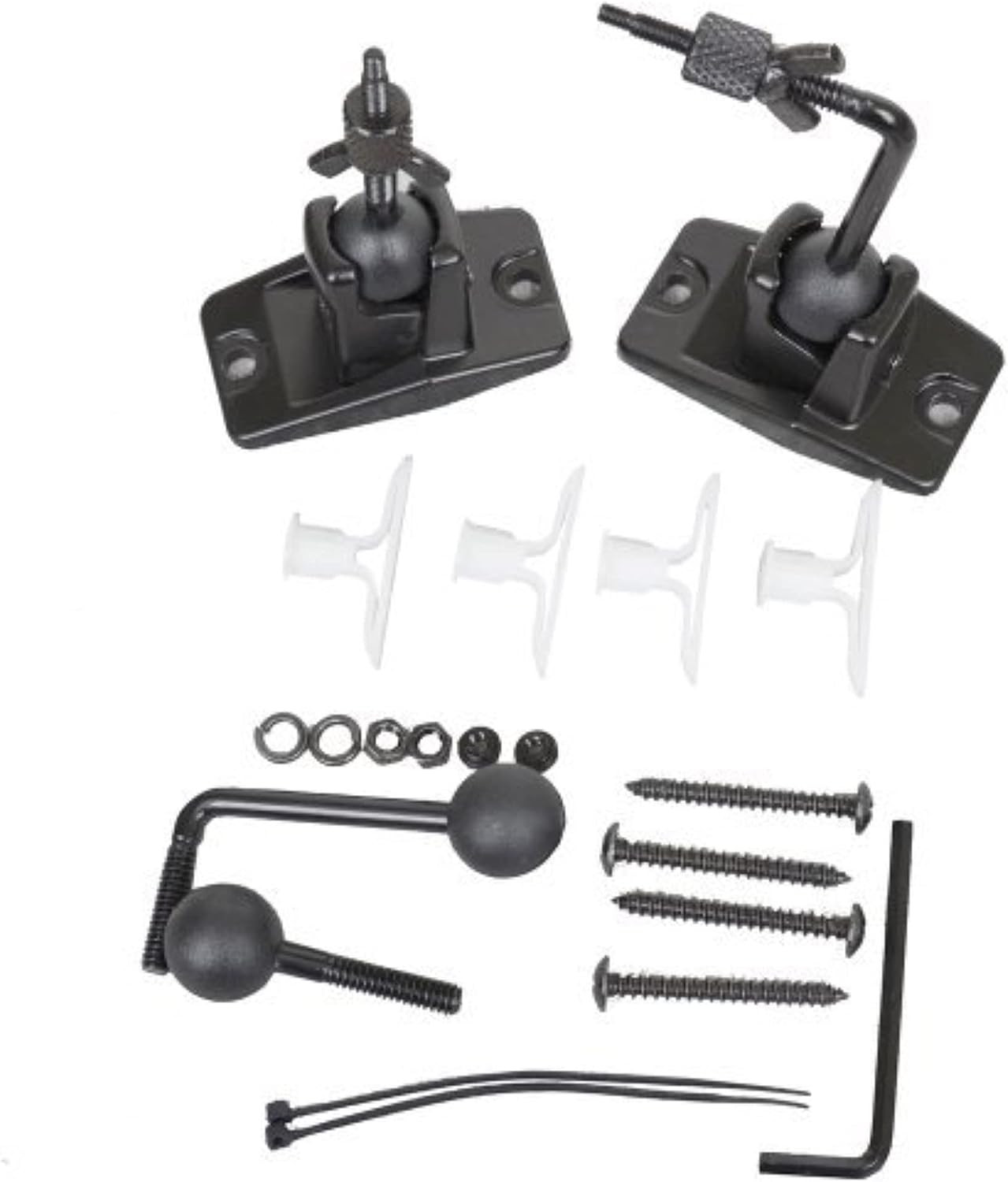 Speaker Wall Ceiling Mount Bracket One Pair for Universal Satellite, fits Keyhol