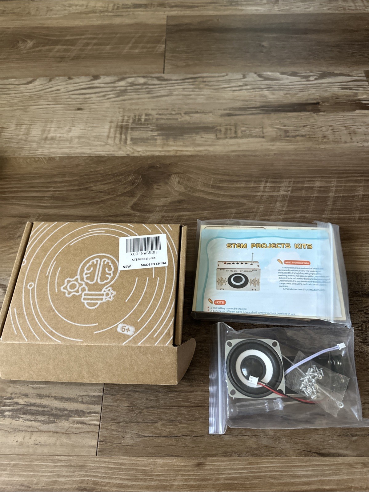 Science STEM Radio Kit for Kids Age 8-14 Build Your Own FM Radio Kit