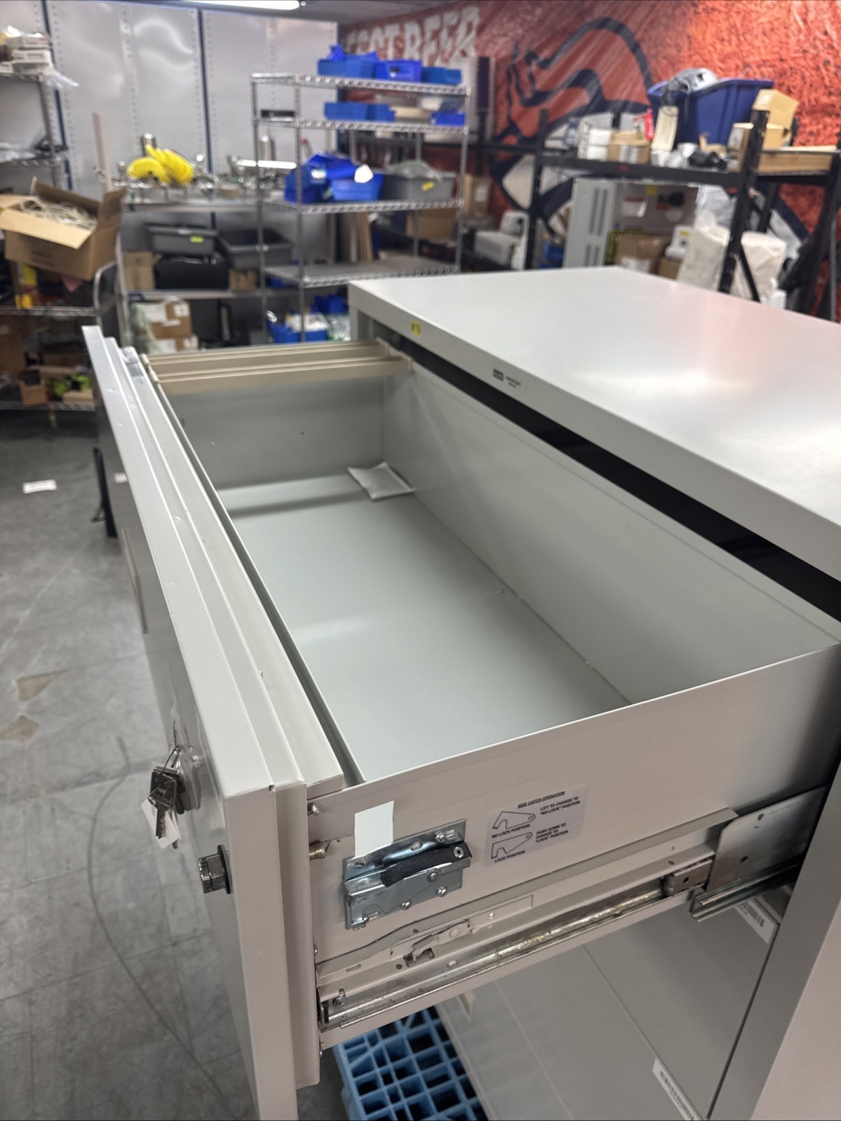 FireKing (Turtle) 4 Drawer Fire Resistant Cabinet, Great Condition W/KEY
