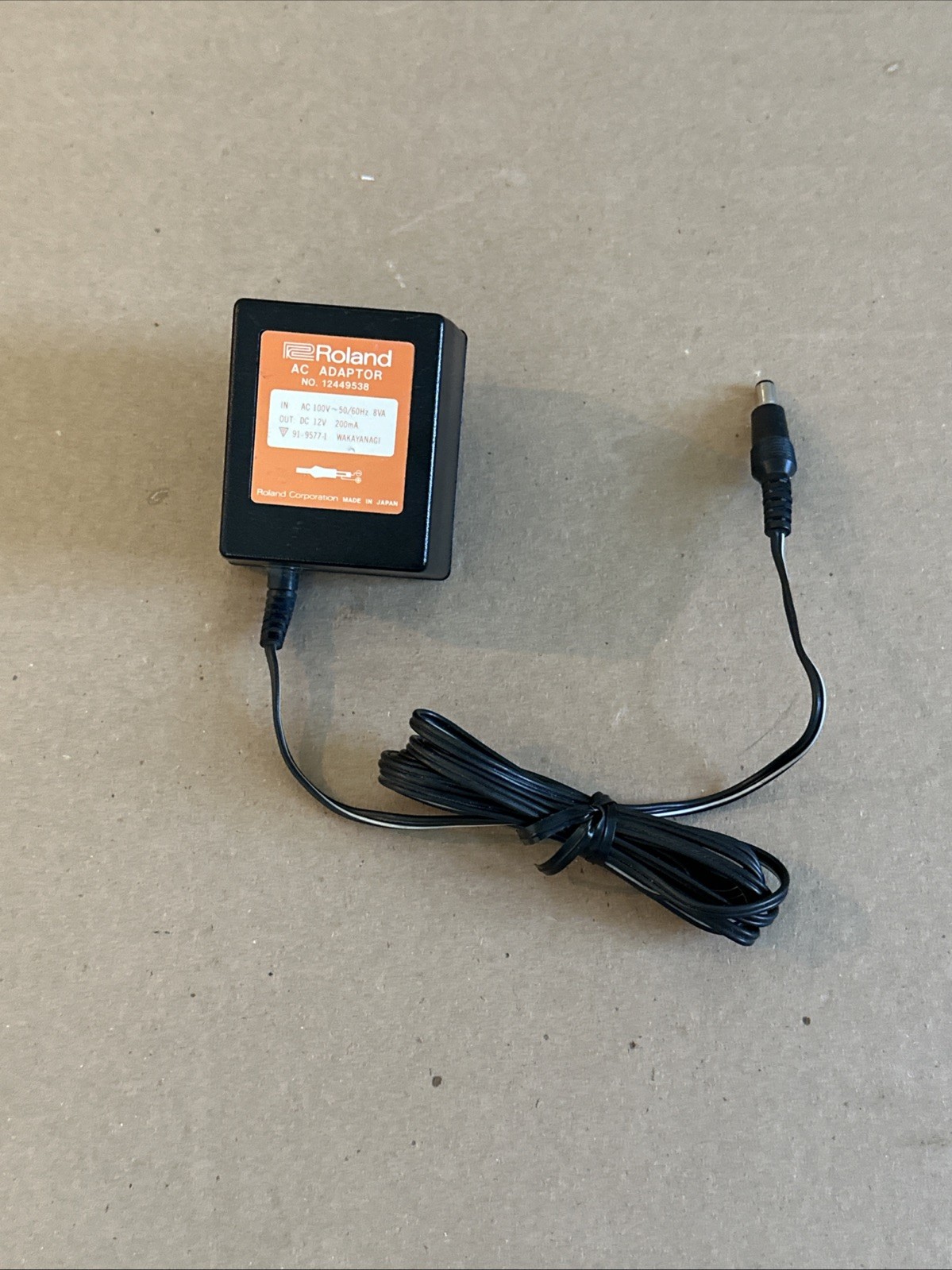 Original Genuine Roland AC Adaptor Power Supply DC12V 200mA for TR-707 TR-727