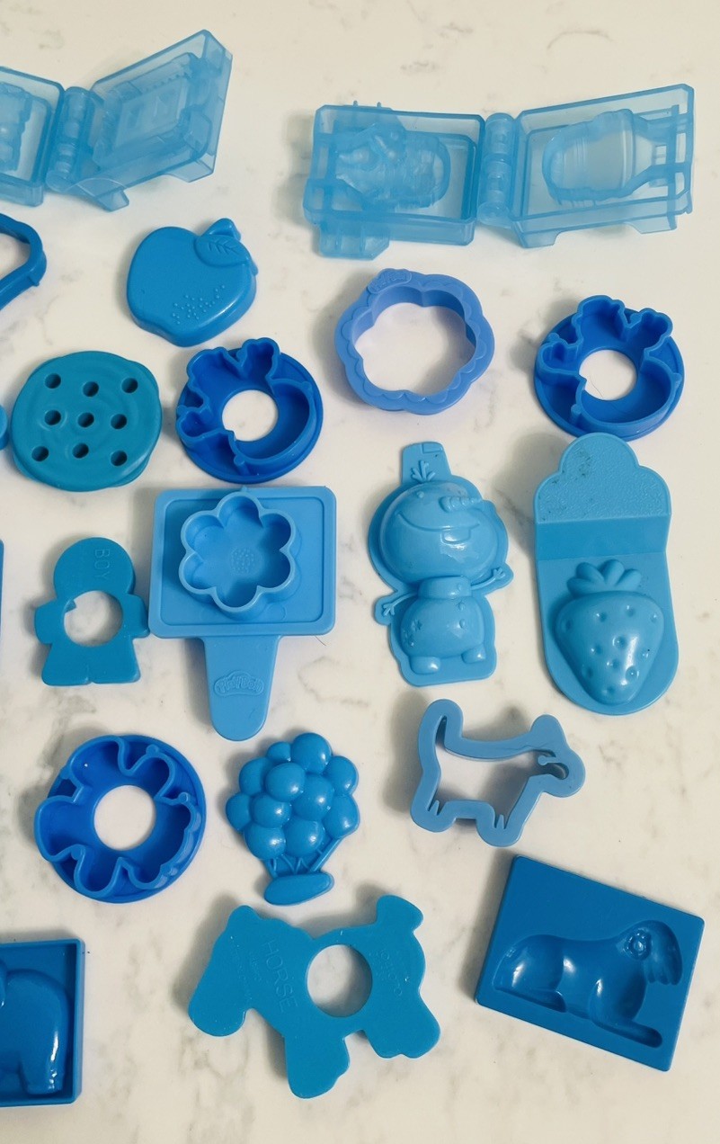 Play-Doh/Dough Accessories Molds Shape Cutters Assorted 30 Pcs