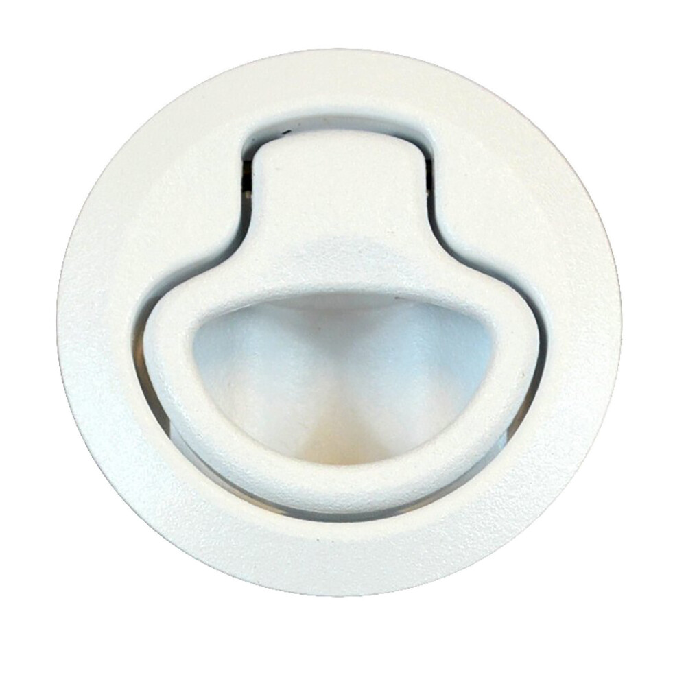 SOUTHCO FLUSH PULL LATCH PULL TO OPEN NON LOCKING WHITE