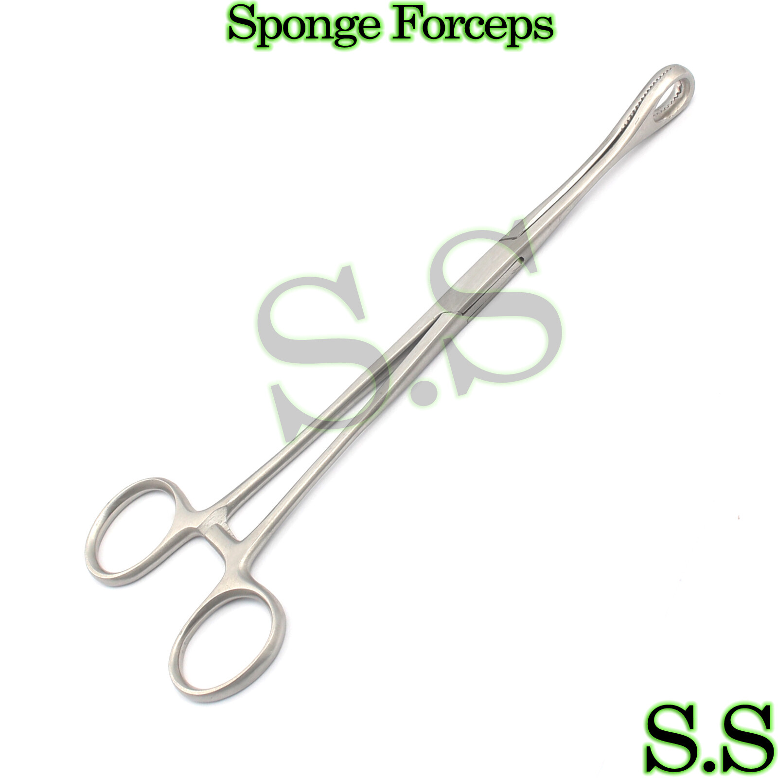New O.R GRADE BODY PIERCING Forceps Kit Hemostat SPONGE CLAMP 7" STRAIGHT