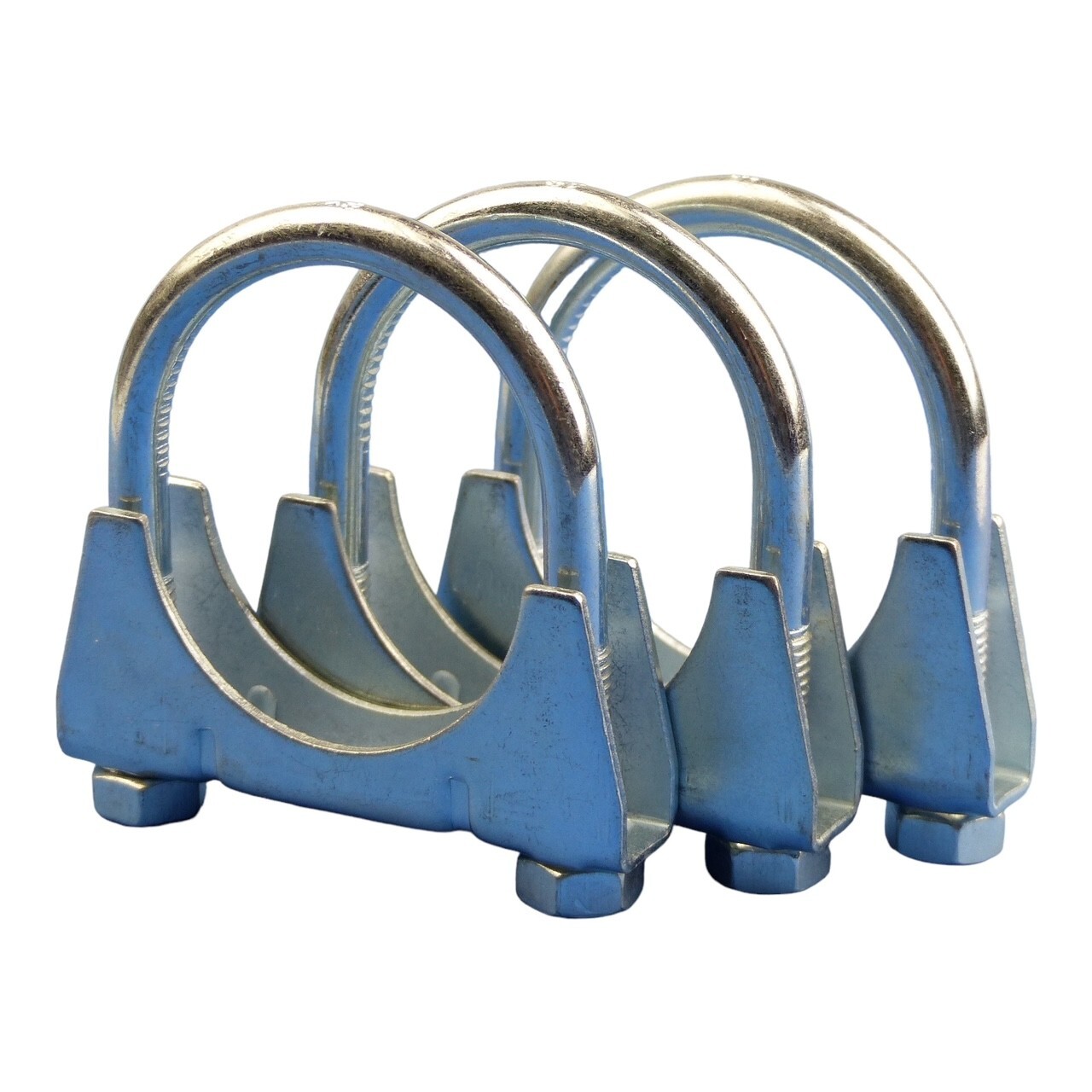 3 x exhaust clamp, mounting clamp, bracket clamp/clamp M8 Ø 70 mm
