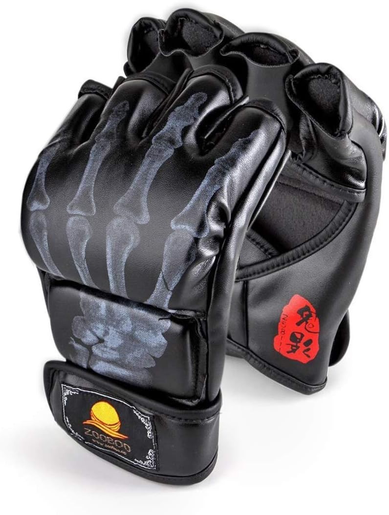 Breathable Half-Finger Boxing Gloves with Strong Grip for Ultimate Training
