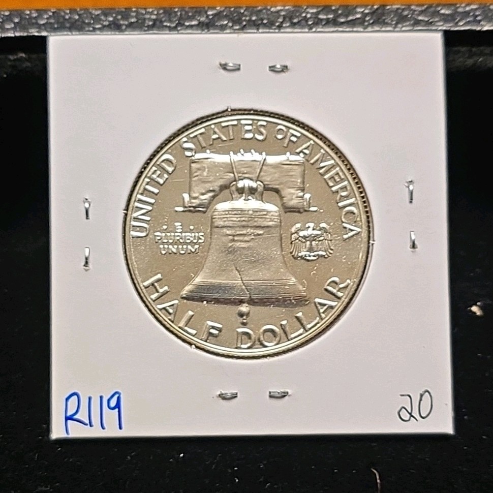 1963 Franklin Half Dollar Proof Uncirculated Silver 50C #R119