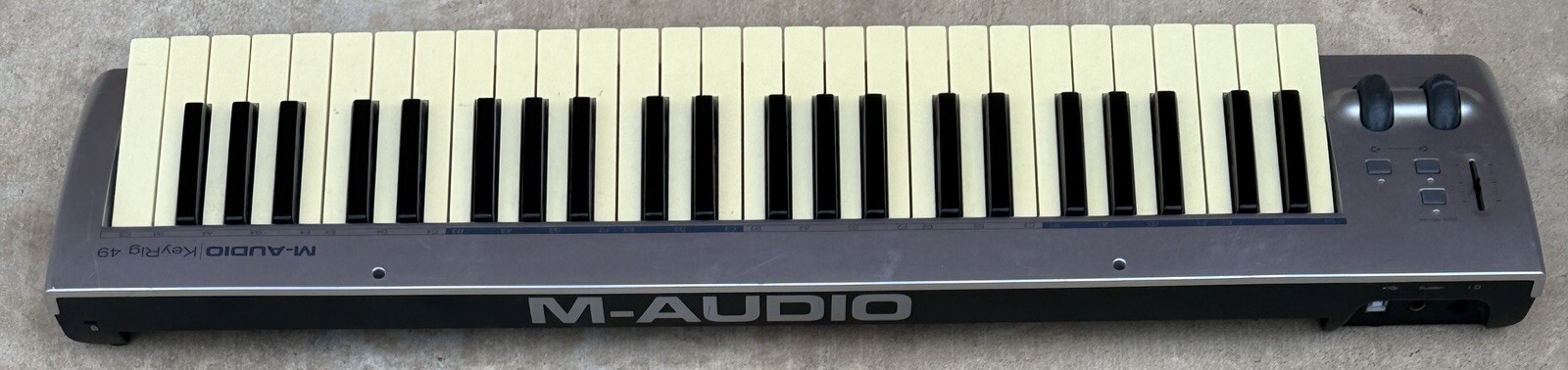M-Audio KeyRig 49 Midi Keyboard 49-Key USB MIDI Controller w/ USB Cord