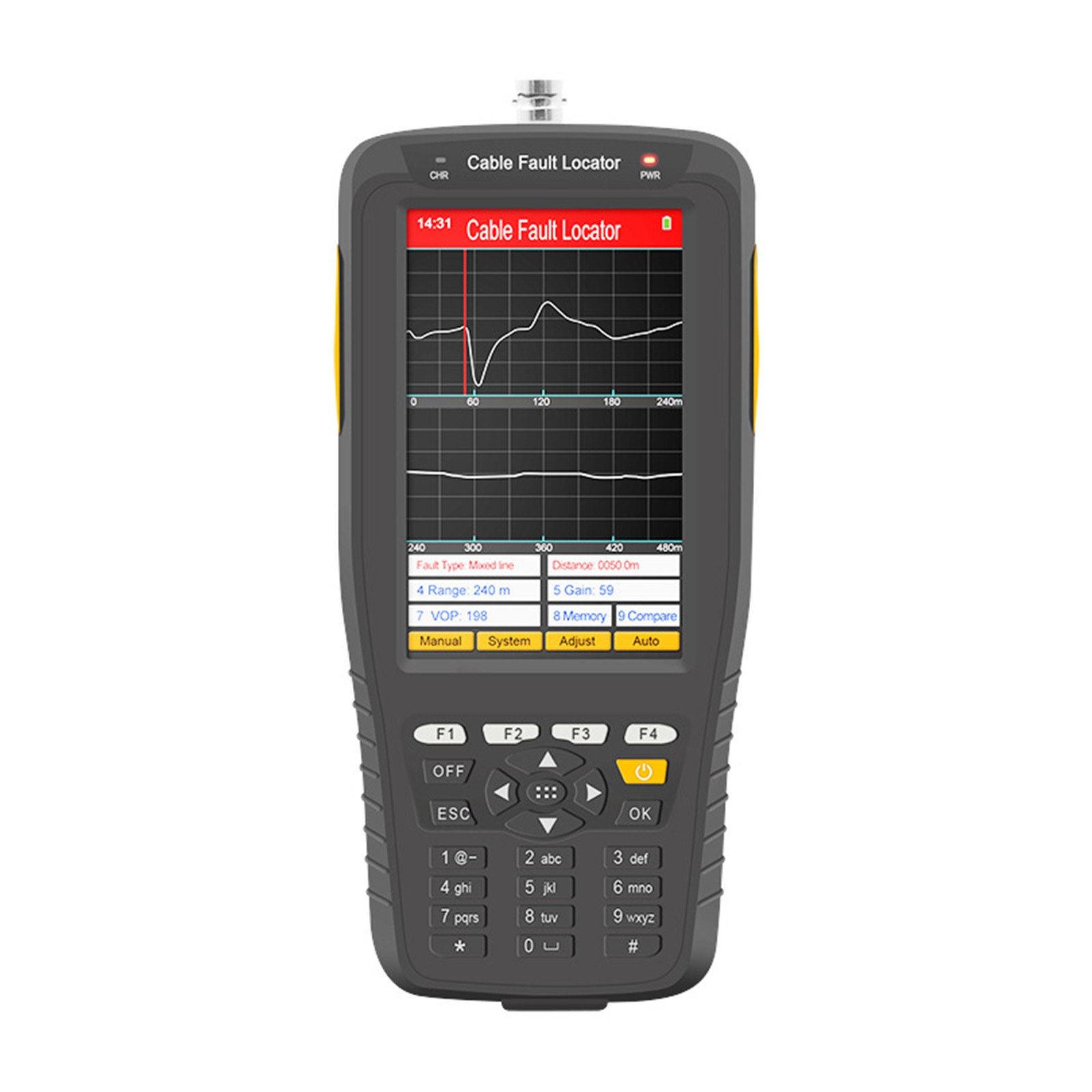 2/4KM Short Circuit Fault Indicator TDR Cable Fault Locator Tester Detectori9