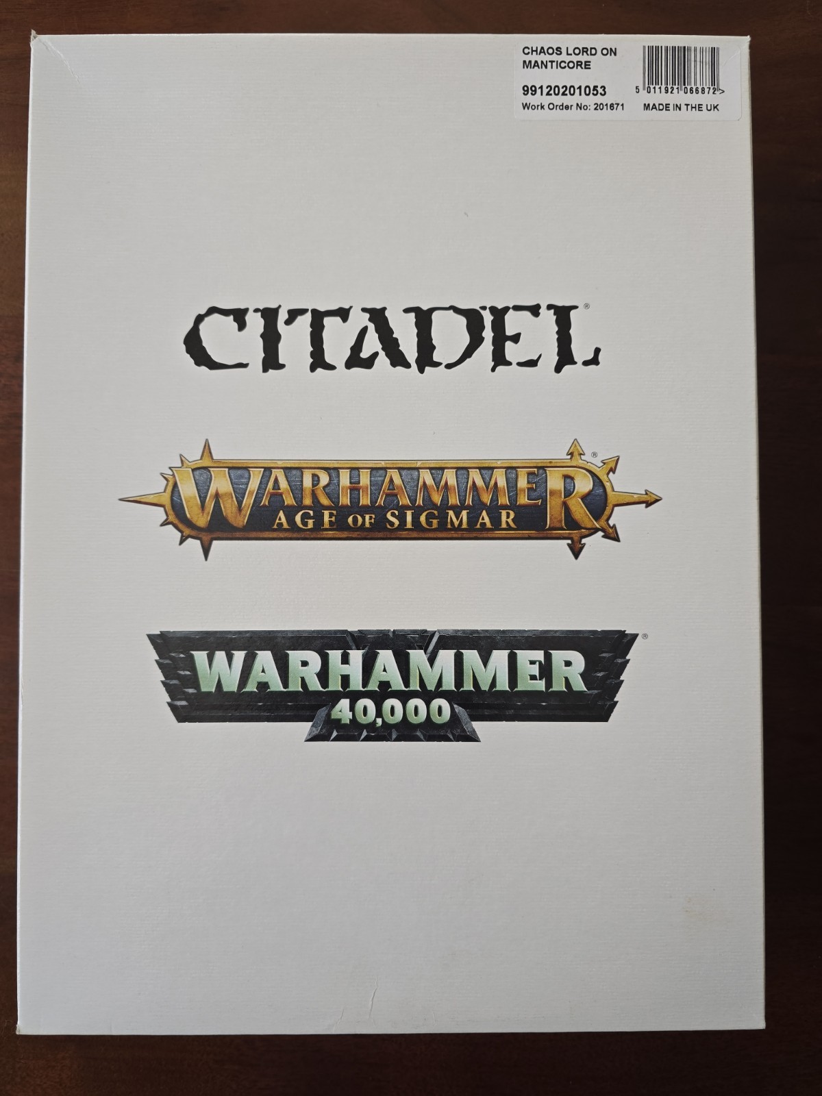 Age of Sigmar Slaves to Darkness Chaos Lord on Manticore NIB