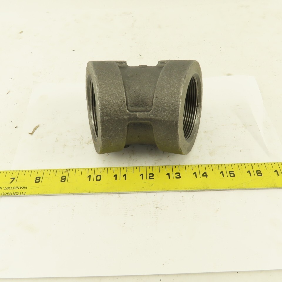 2" NPT Class 300 Malleable Iron 45-¦ Elbow Black Pipe Fitting