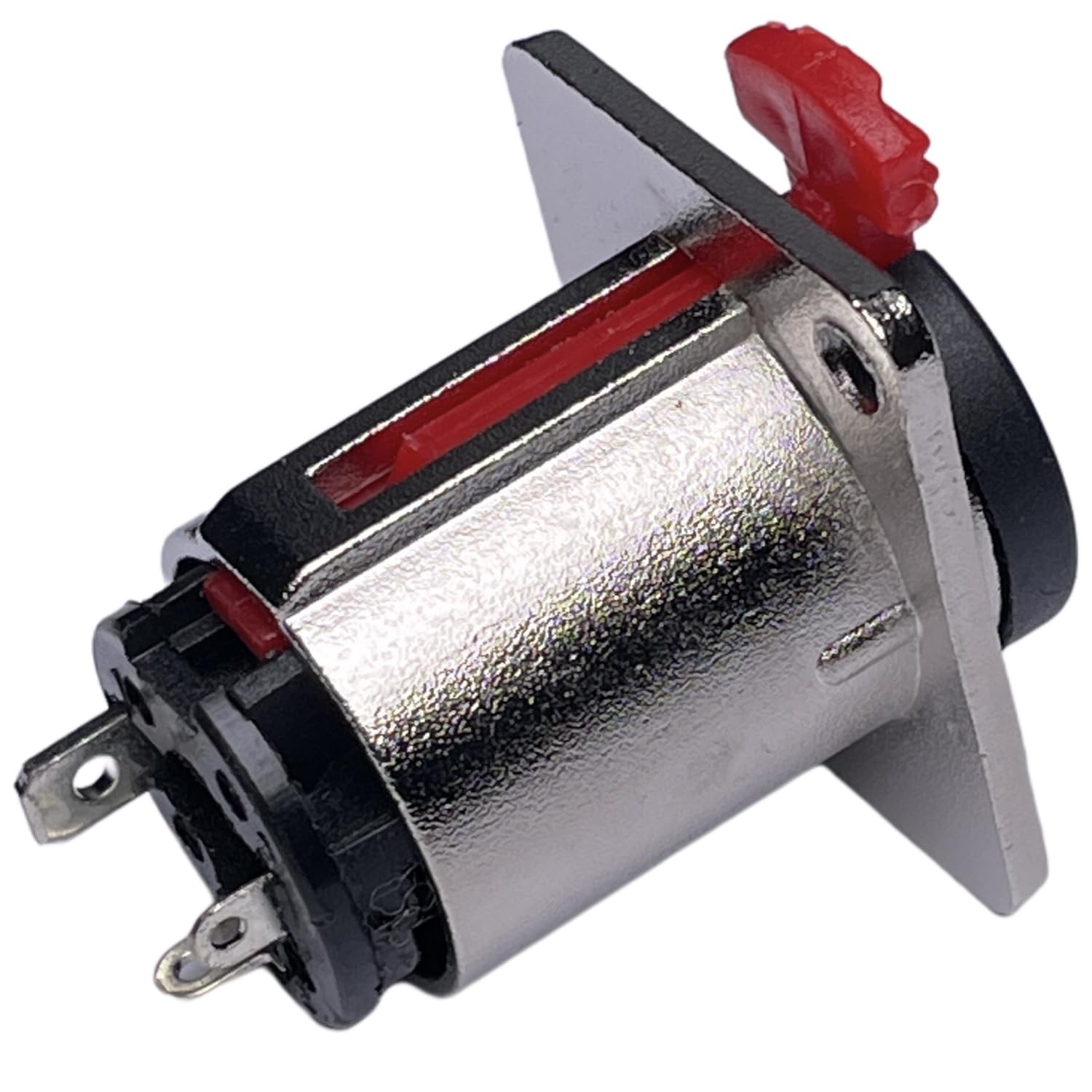 CESS 6.35mm TRS Stereo Female Square Panel Mount Socket, 2 Pack