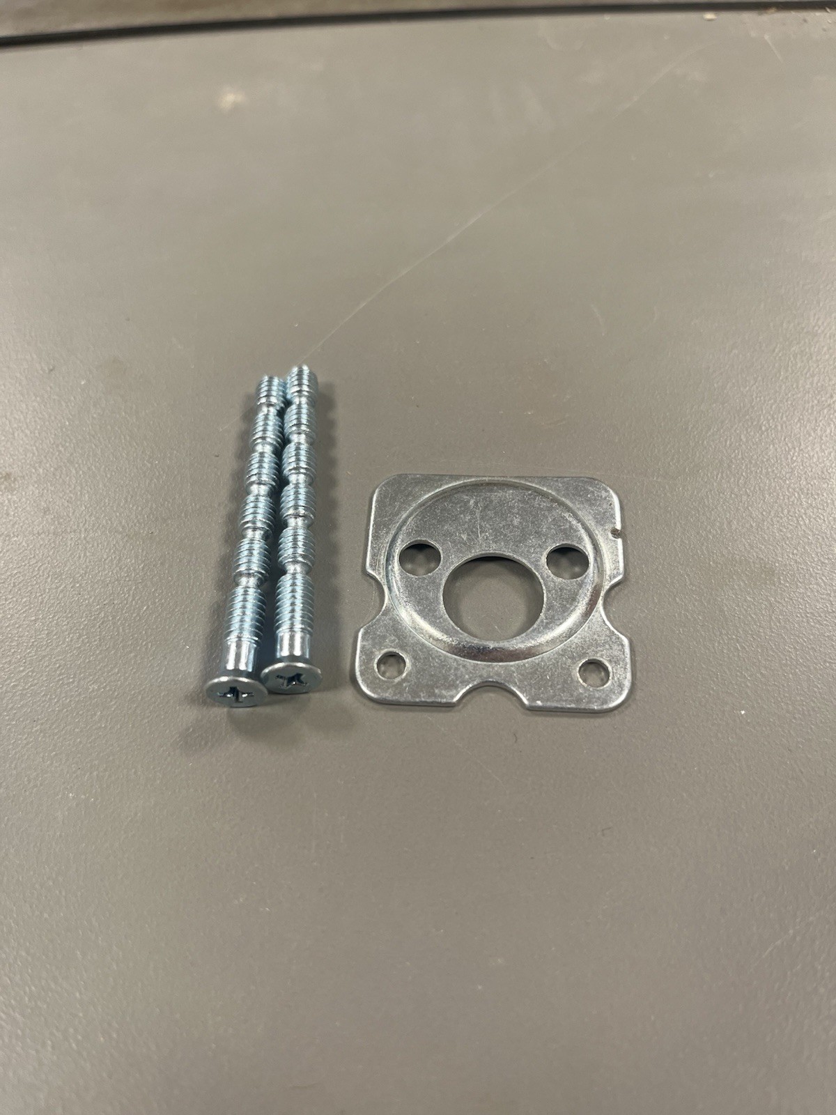 Rim Cylinder Mounting Plate And Screws