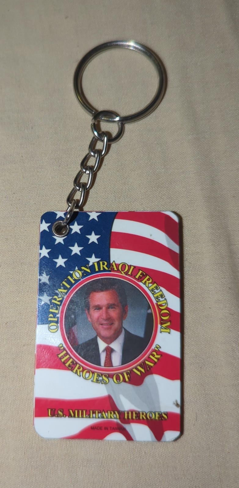 Iraqi Freedom Heroes Cards Keychain