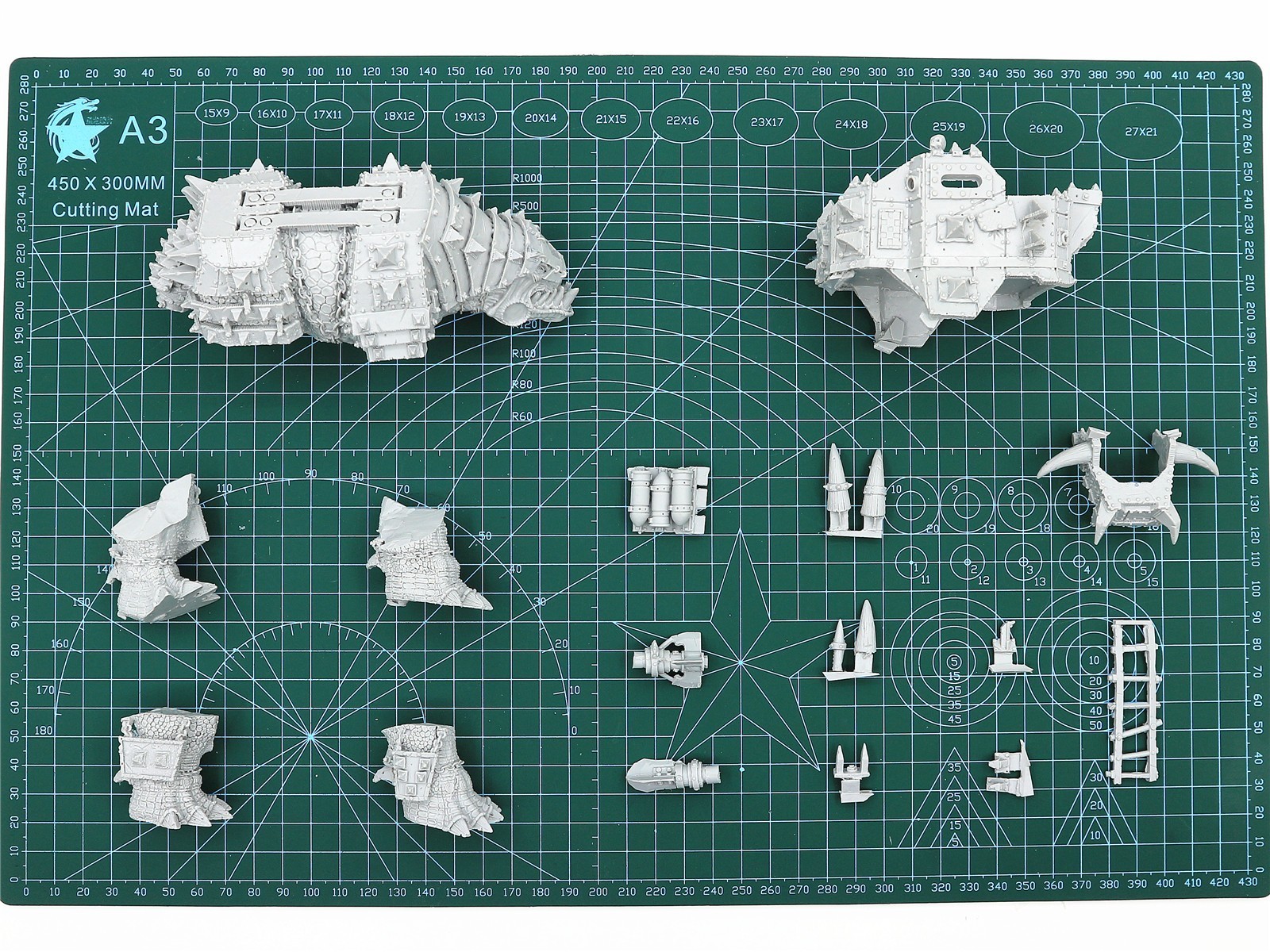 Unpainted Ork Squiggoth Resin Model