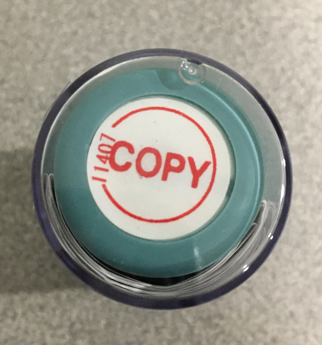 XStamper Red Pre-Inked Stamp COPY 11407