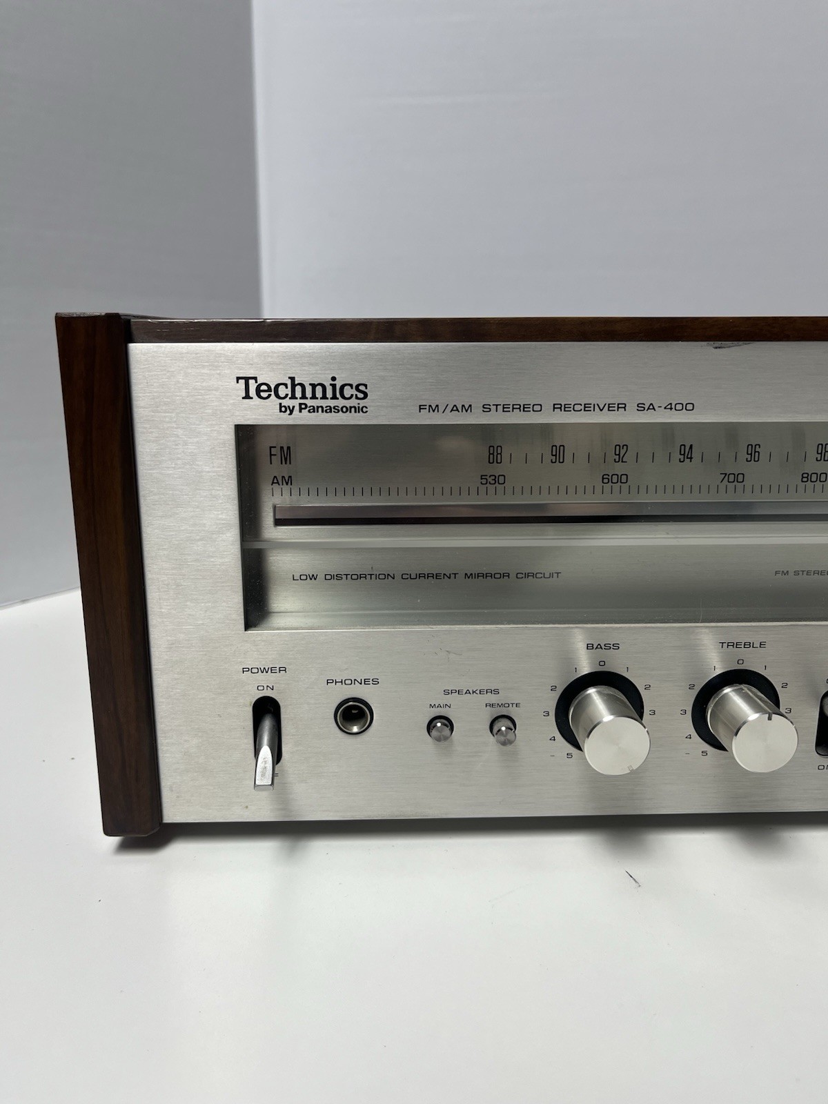 TECHNICS SA-400 STEREO FM-AM STEREO RECEIVER WORKS READ