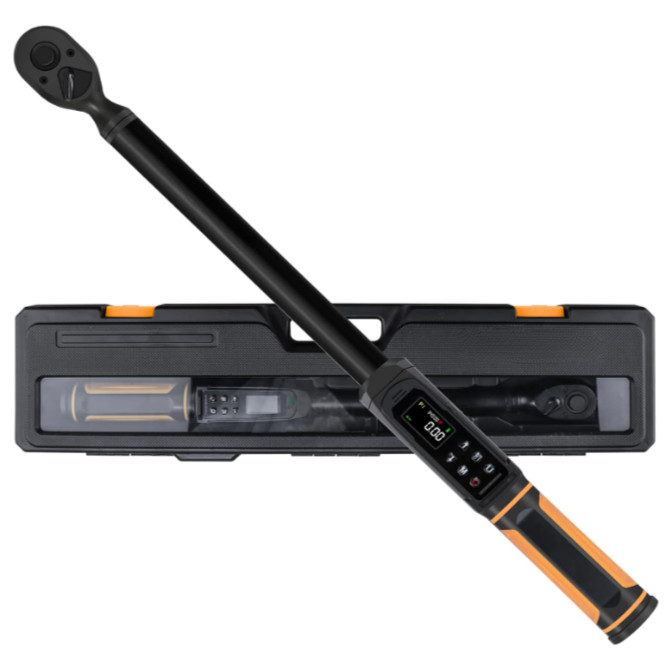 Llave de torque digital 1/2 3.8-250 ft.lb con vibración y buzzer