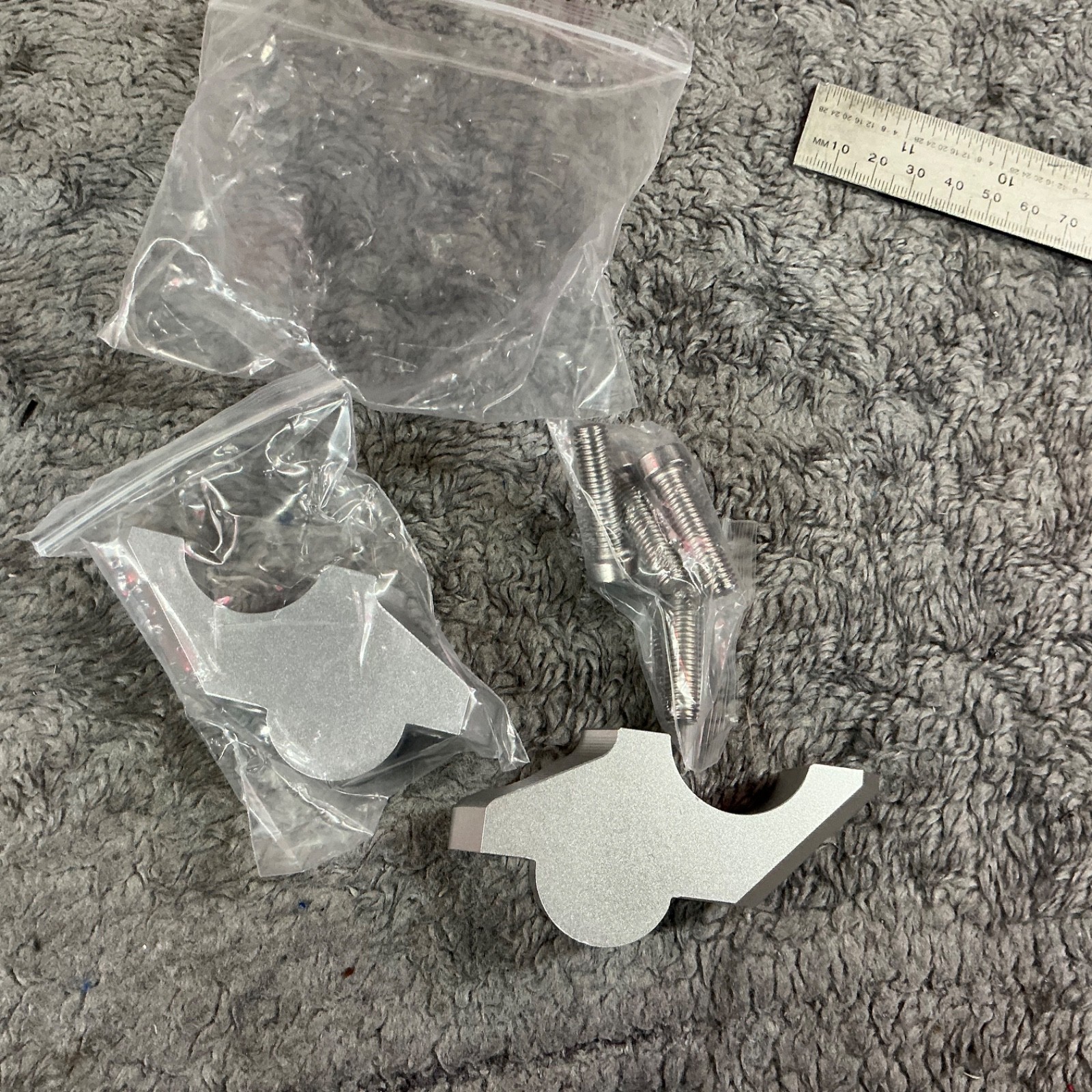 Motorcycle handlebar risers new unused