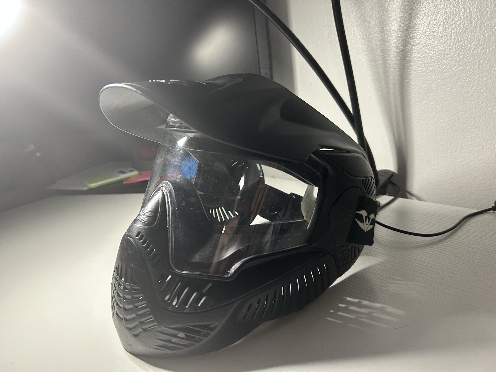 Valken Paintball MI-3 Field Goggle/Mask With Dual Pane Thermal Lens - Black -