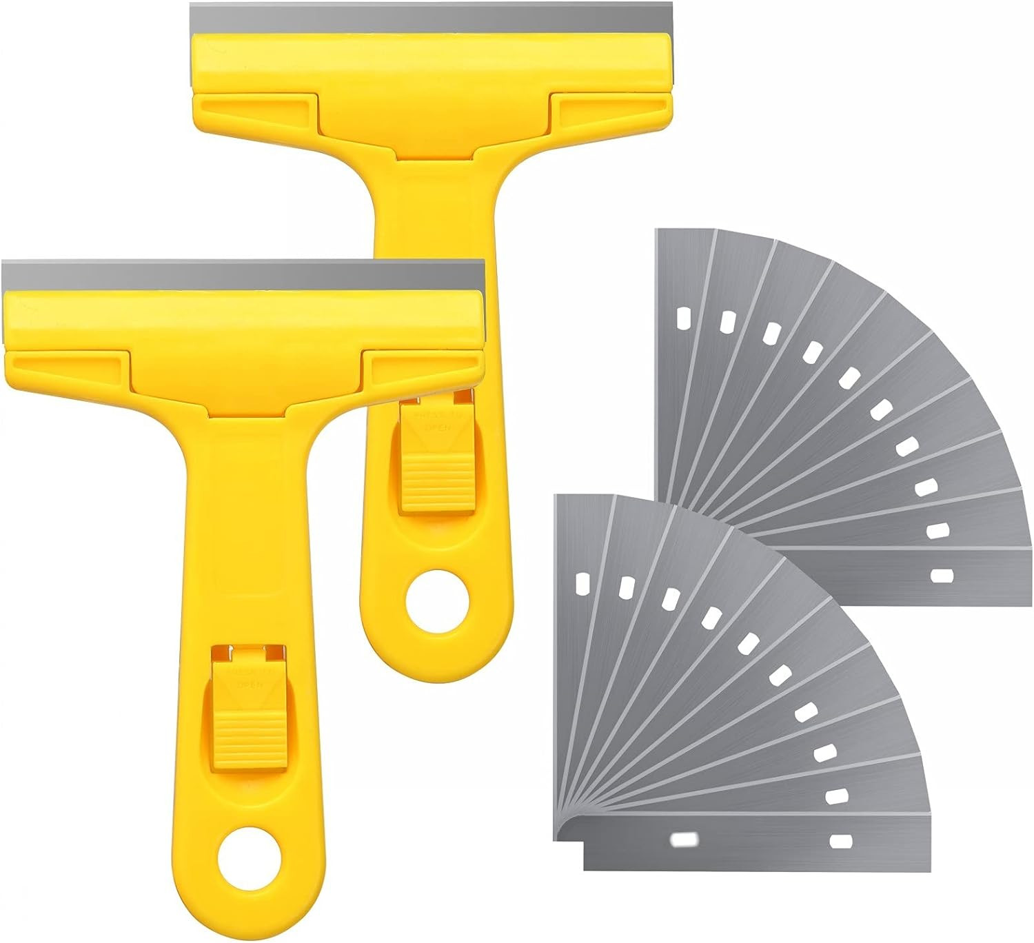 Razor  Scraper,Paint Scraper Glass Scraper Tool with 20 Extra  Metal Blades Wind
