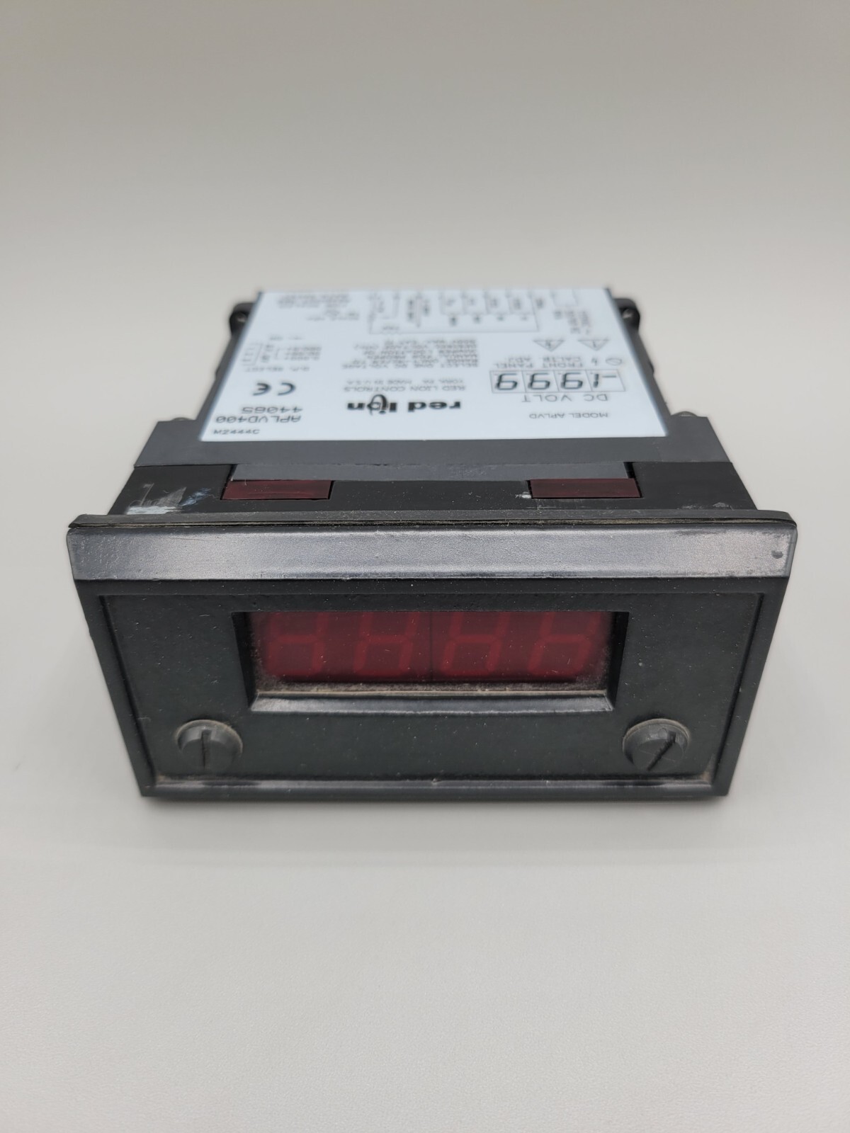 Red Lion Controls APLVD400 Digital DC Voltmeter LED Panel Mount Meter