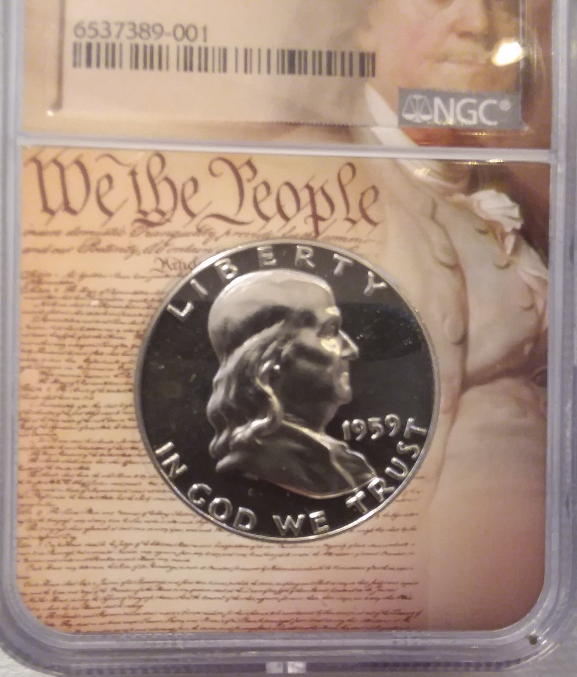 1959 NGC  PF 68* STAR KEY DATE CAMEO FRANKLIN HALF *** OUTSTANDING EYE APPEAL***