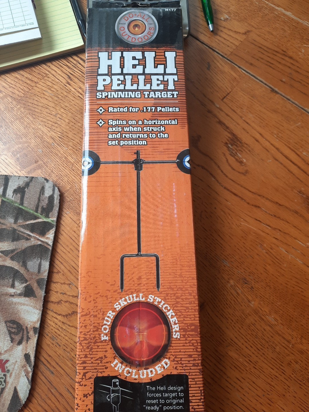 HELI 177 PELLET SPINNING TARGET RESETS TO READY (DAOH177)