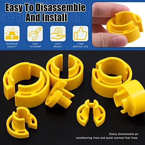 17pcs Fuel Line Disconnect Removal Tool Kit Including 1pc Fuel Filter Tool,