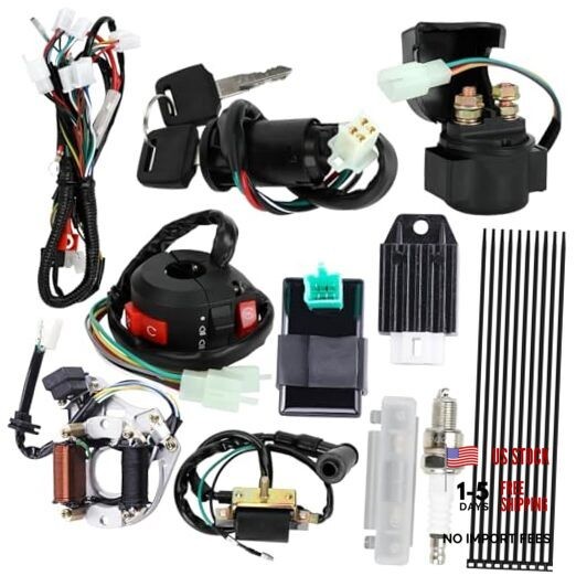 Complete Electrics Wiring Harness Kit for Coolster Tao Tao 125cc 110cc 70cc