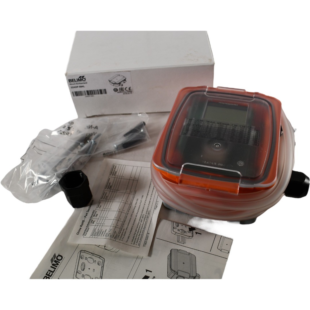 NEW Belimo 22ADP-584L Differential Pressure Sensor 10 in. WC, 0 To 5 VDC, 0 To 1