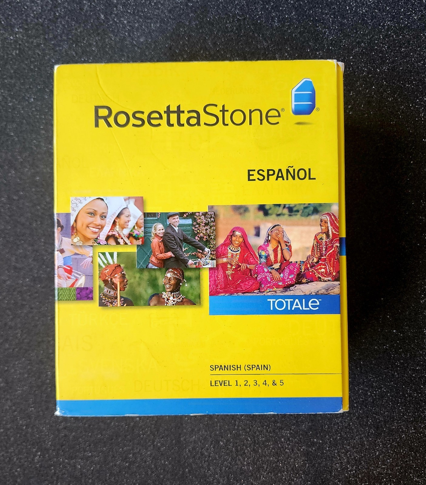 Rosetta Stone TOTAL Spanish (Spain) Levels 1-5 Complete CD-ROM Set Audio...