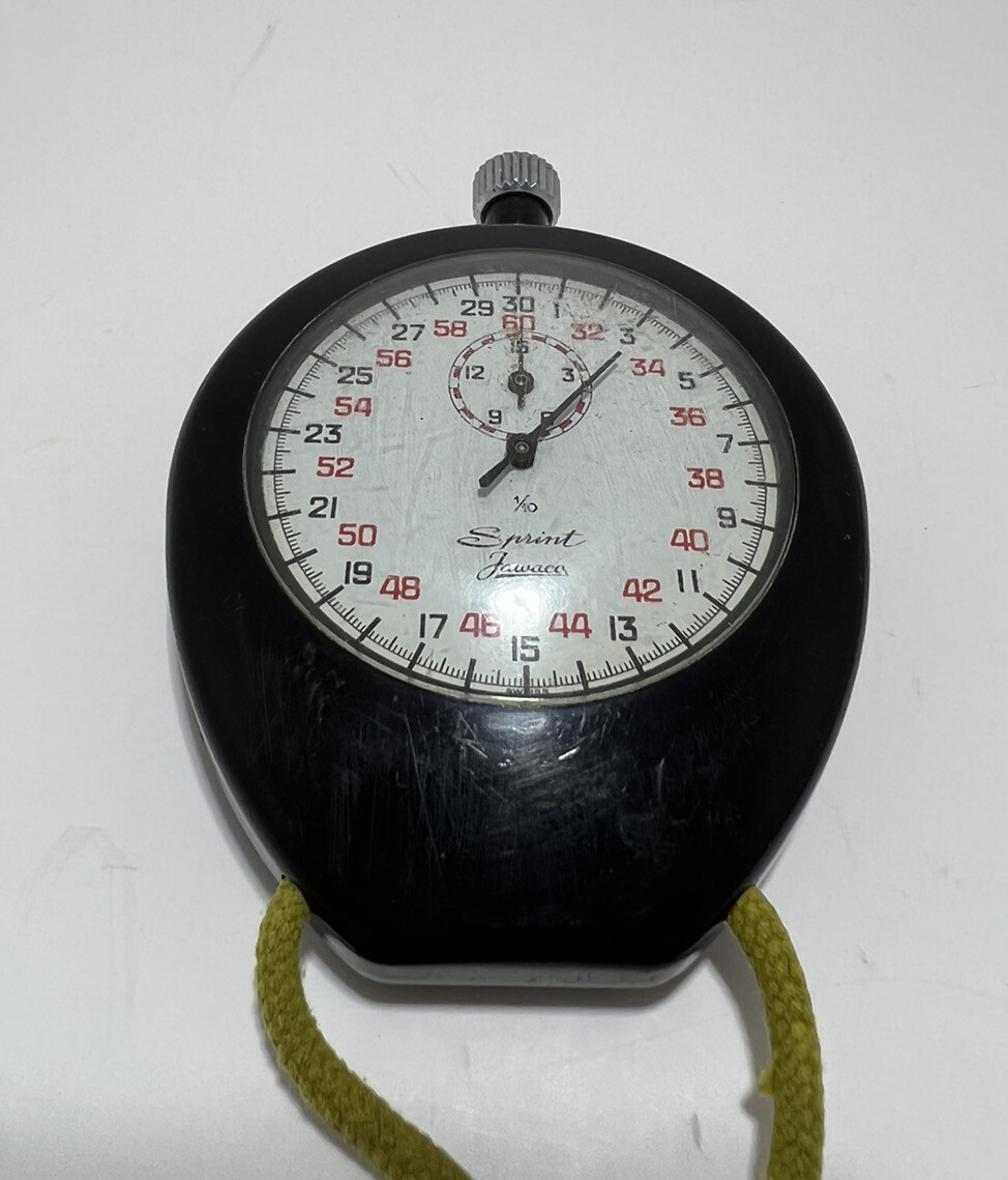 Stop Watch Jawaca Sprint 1/10 Swiss Made Vintage