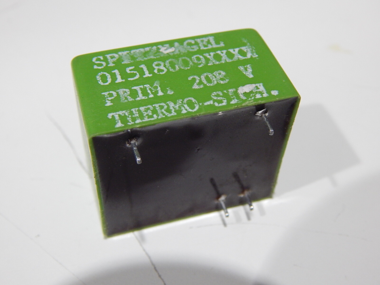 SPITZNAGEL 01518000XXXX 230V PC MOUNT TRANSFORMER 32mm X 27mm X 22mm