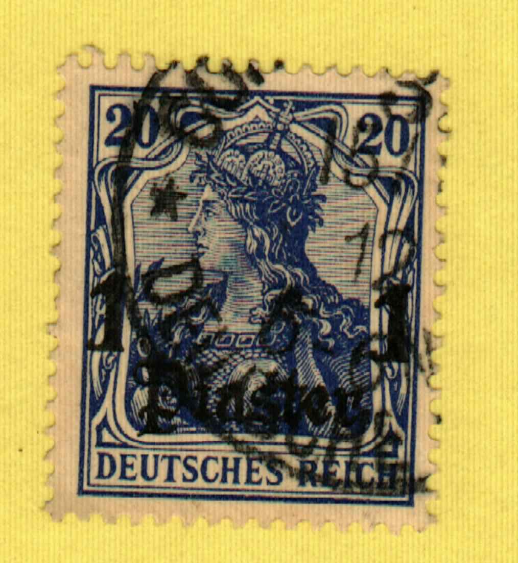 Germany Offices in Turkish Empire #27 used CV$7.25