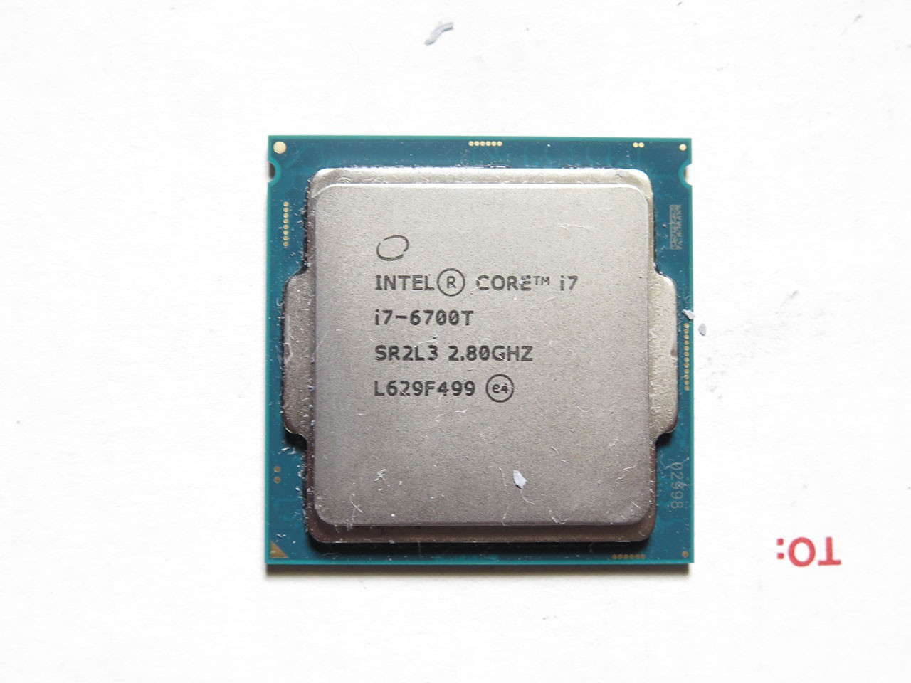 Intel Core I7-6700T @ 2.8GHz 8MB LGA1151 CPU SR2L3