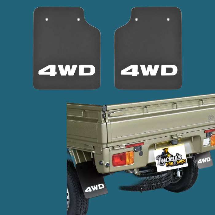 Universal Mini Truck mud flaps Fits Hijet, Minicab, Carry  mini trucks