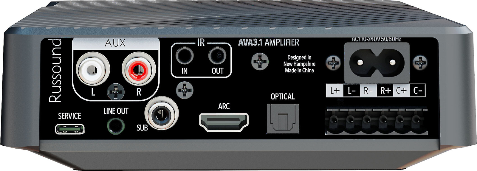 Russound 3.1-Channel Low-Profile Mini-AVR with HDMI