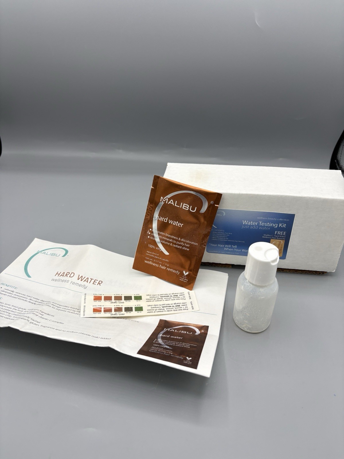 Malibu C Hard Water Test Kit With Treatment Packet