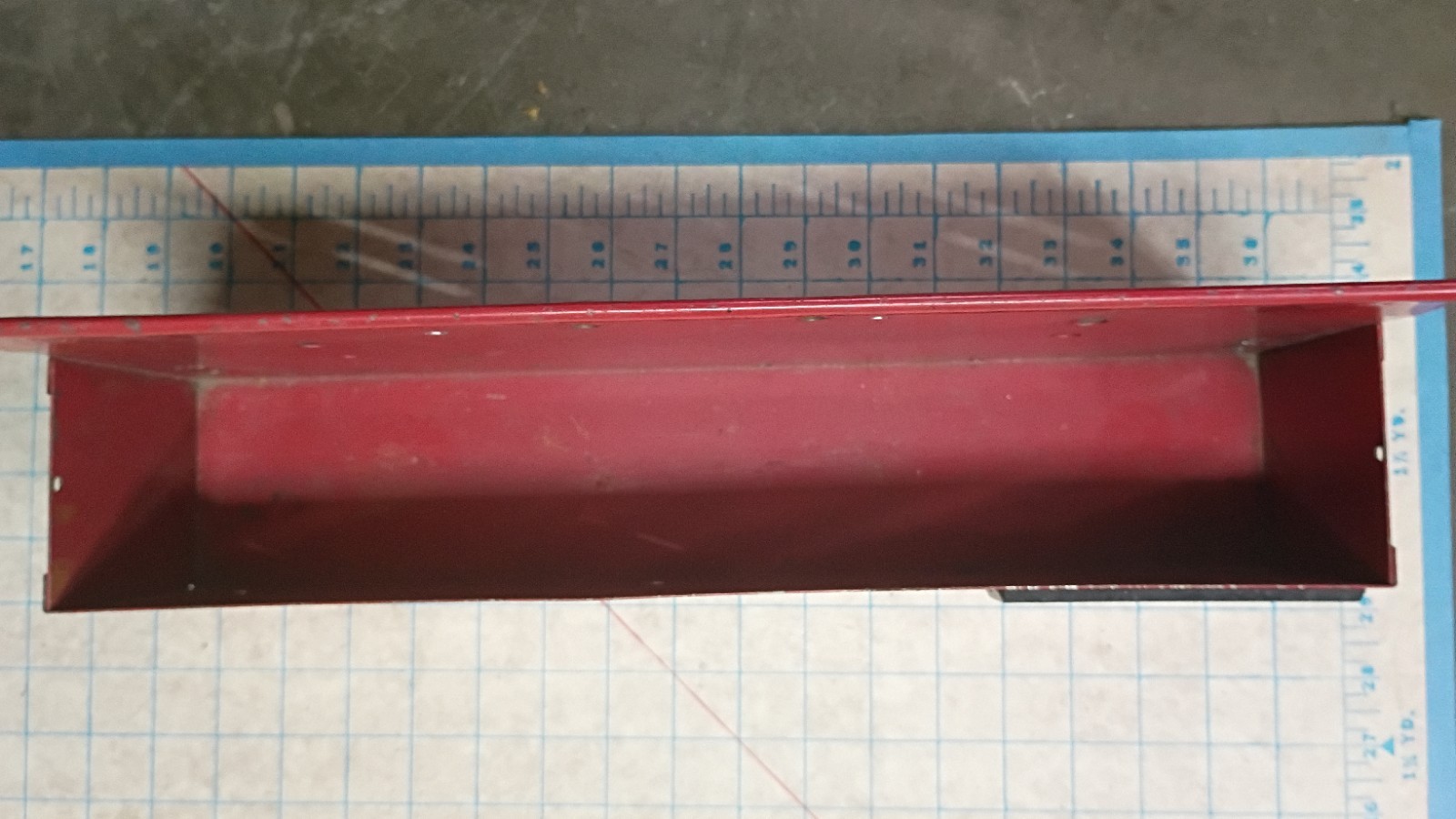 Matco Tools Red Metal Side Tool Tray Magnetic Organizer Excellent Tested Work...