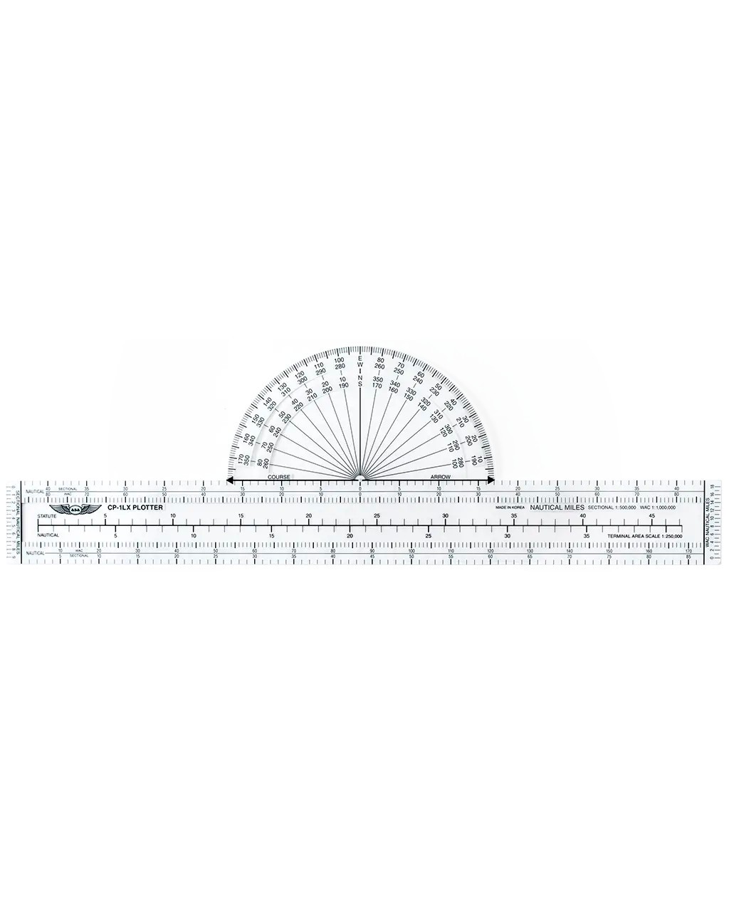 NEW SEALED - ASA Ultimate Fixed Plotter | ASA-CP-1LX | Nautical and Statute Mile