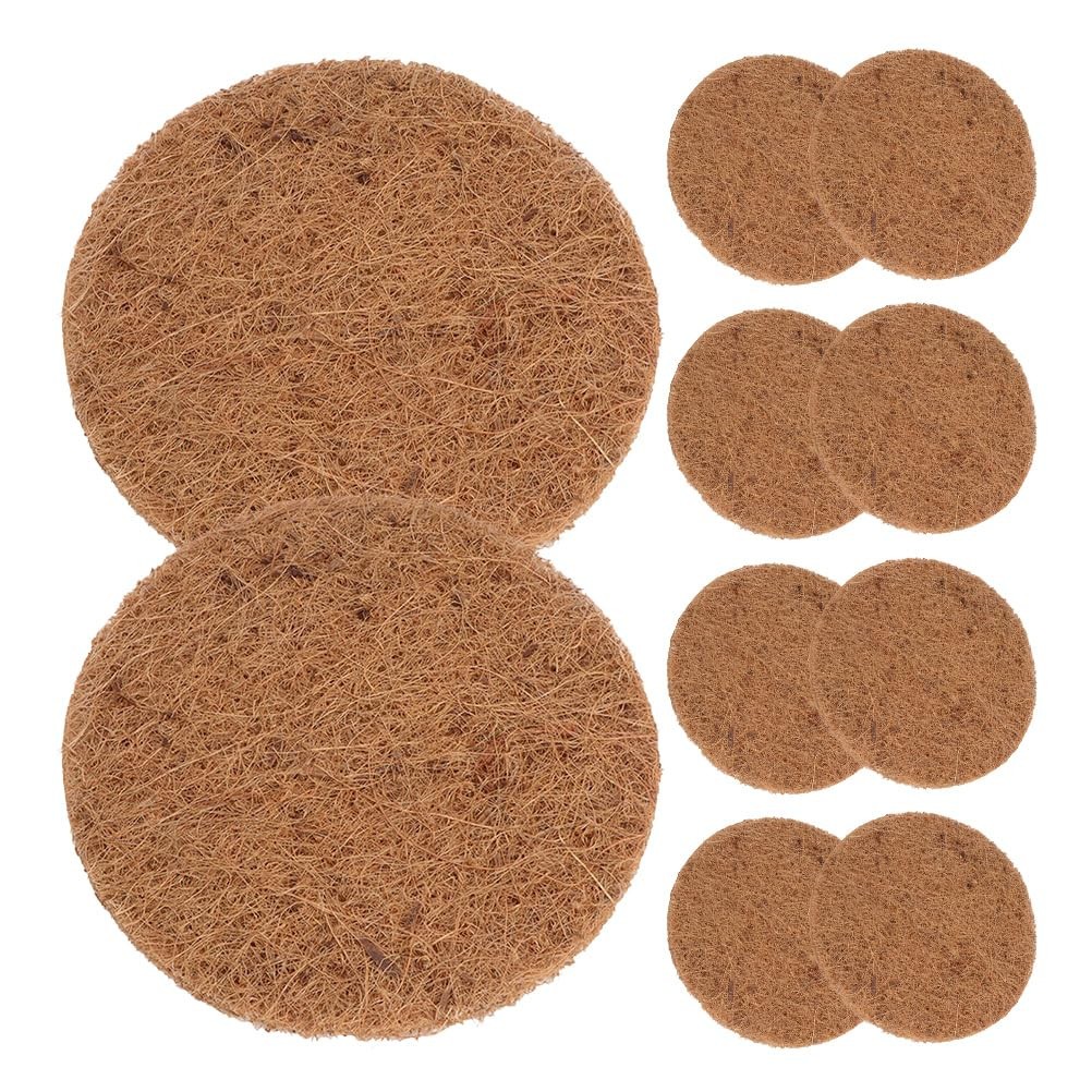 10 Pcs Bird Nesting Pads, Coconut Palm Silk Pigeon Nest Mat