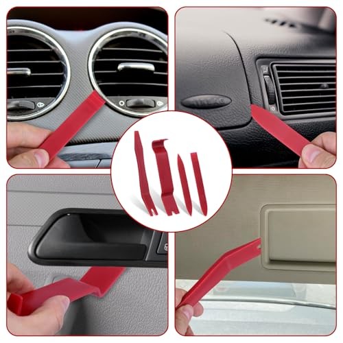 9 Pcs Auto Trim Removal Tool Set - Plastic Pry Tool Kit, Car Door Panel Window